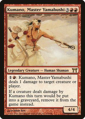 Kumano, Master Yamabushi card from Champions of Kamigawa