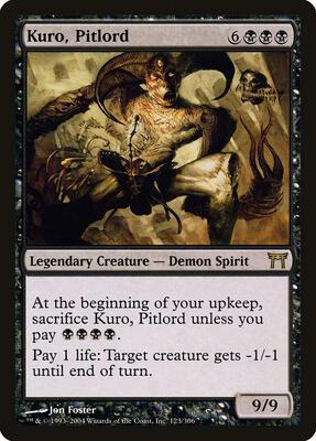 Kuro, Pitlord card from Champions of Kamigawa