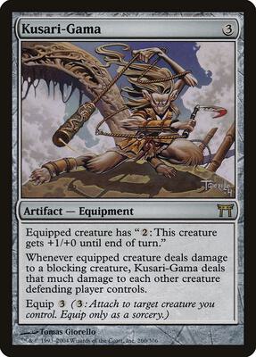 Kusari-Gama card from Champions of Kamigawa