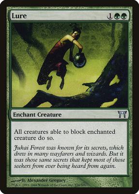 Lure card from Champions of Kamigawa