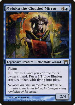 Meloku the Clouded Mirror card from Champions of Kamigawa