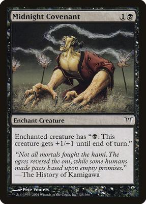 Midnight Covenant card from Champions of Kamigawa