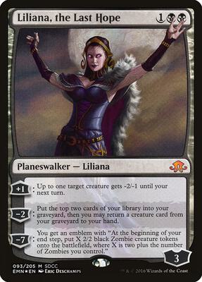 Liliana, the Last Hope (SDCC 2016 Exclusive) card from Media Promos