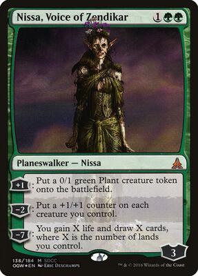 Nissa, Voice of Zendikar (SDCC 2016 Exclusive) card from Media Promos