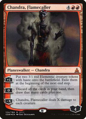 Chandra, Flamecaller (SDCC 2016 Exclusive) card from Media Promos