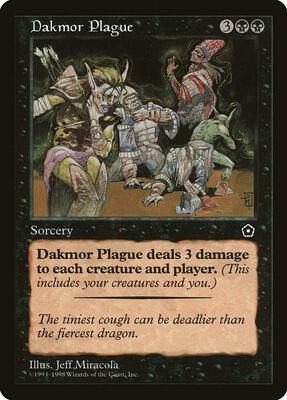 Dakmor Plague card from Portal Second Age