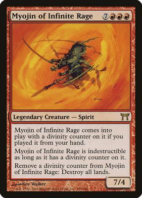 Myojin of Infinite Rage card from Champions of Kamigawa