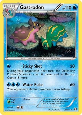 Gastrodon card from XY - Steam Siege