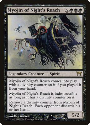 Myojin of Night's Reach card from Champions of Kamigawa