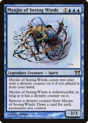 Myojin of Seeing Winds card from Champions of Kamigawa