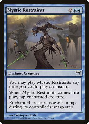 Mystic Restraints card from Champions of Kamigawa