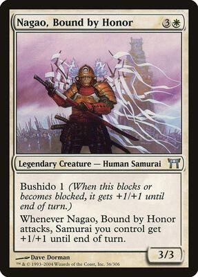 Nagao, Bound by Honor card from Champions of Kamigawa