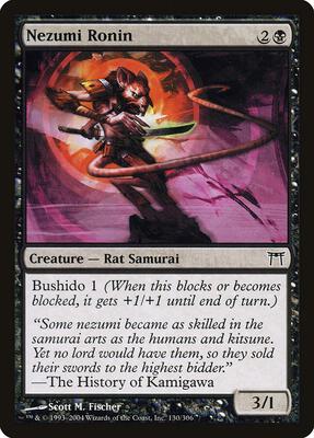 Nezumi Ronin card from Champions of Kamigawa