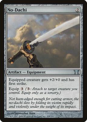 No-Dachi card from Champions of Kamigawa