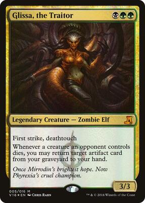 Glissa, the Traitor card from From the Vault: Lore
