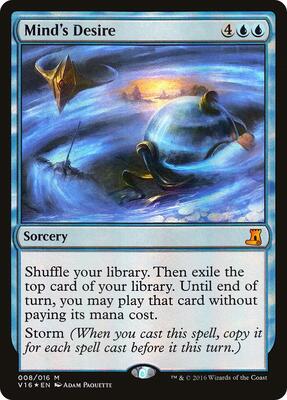 Mind's Desire card from From the Vault: Lore