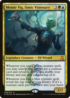 Momir Vig, Simic Visionary card from From the Vault: Lore