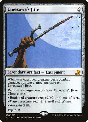 Umezawa's Jitte card from From the Vault: Lore