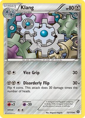 Klang card from XY - Steam Siege