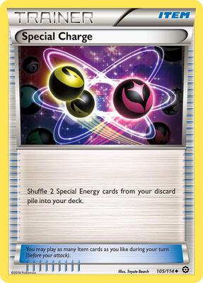 Special Charge card from XY - Steam Siege