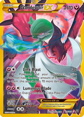 Gardevoir EX (Secret) card from XY - Steam Siege