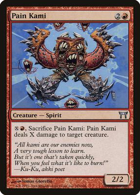 Pain Kami card from Champions of Kamigawa