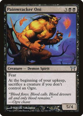 Painwracker Oni card from Champions of Kamigawa