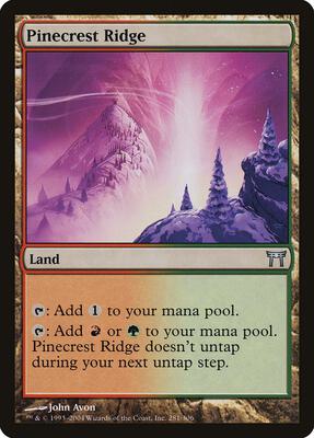 Pinecrest Ridge card from Champions of Kamigawa