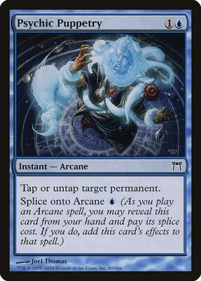 Psychic Puppetry card from Champions of Kamigawa