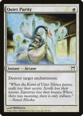 Quiet Purity card from Champions of Kamigawa