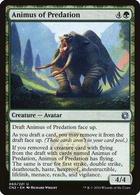 Animus of Predation card from Conspiracy: Take the Crown