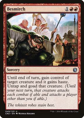 Besmirch card from Conspiracy: Take the Crown