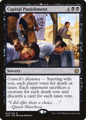 Capital Punishment card from Conspiracy: Take the Crown