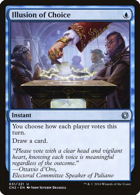 Illusion of Choice card from Conspiracy: Take the Crown