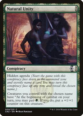 Natural Unity card from Conspiracy: Take the Crown