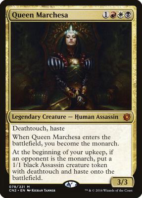 Queen Marchesa card from Conspiracy: Take the Crown