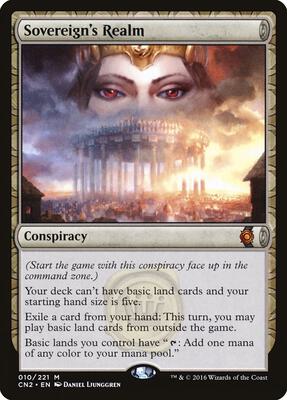 Sovereign's Realm card from Conspiracy: Take the Crown