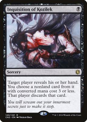 Inquisition of Kozilek card from Conspiracy: Take the Crown