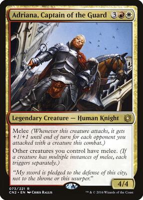 Adriana, Captain of the Guard card from Conspiracy: Take the Crown