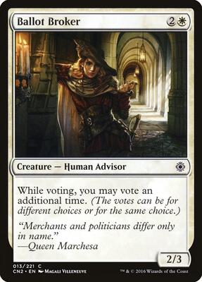 Ballot Broker card from Conspiracy: Take the Crown
