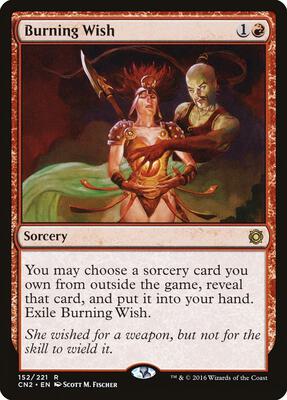 Burning Wish card from Conspiracy: Take the Crown