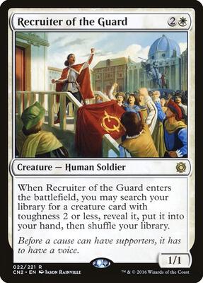Recruiter of the Guard card from Conspiracy: Take the Crown