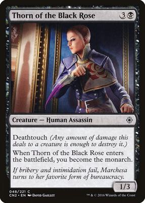 Thorn of the Black Rose card from Conspiracy: Take the Crown