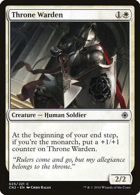 Throne Warden card from Conspiracy: Take the Crown