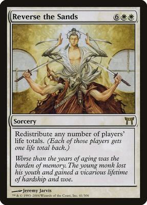 Reverse the Sands card from Champions of Kamigawa