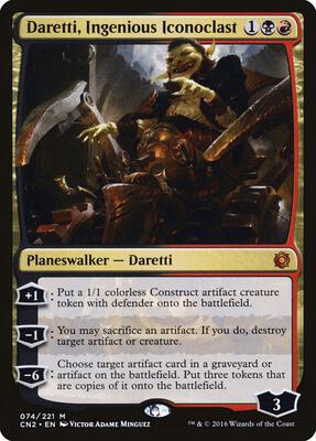 Daretti, Ingenious Iconoclast card from Conspiracy: Take the Crown