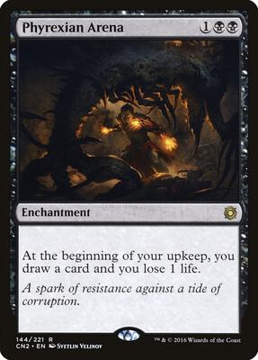 Phyrexian Arena card from Conspiracy: Take the Crown