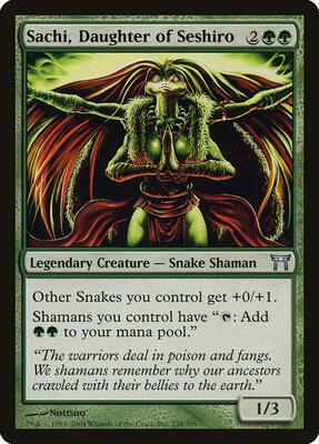 Sachi, Daughter of Seshiro card from Champions of Kamigawa