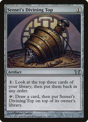 Sensei's Divining Top card from Champions of Kamigawa