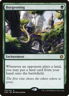Burgeoning card from Conspiracy: Take the Crown